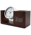 Aluminium desk clock with pencil holder - Rabbi Zidni 'Ilma